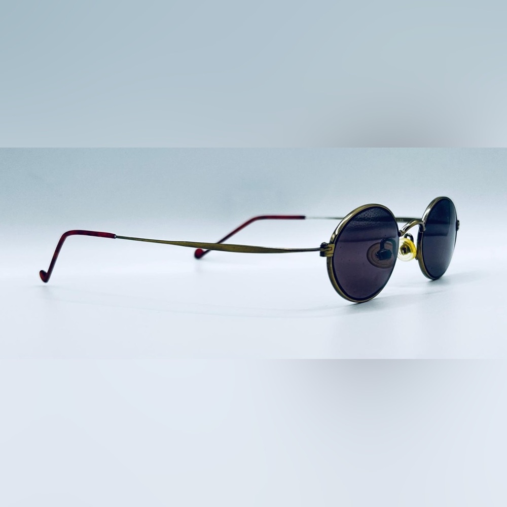 Vintage Prava NU-223 Gold Oval Sunglasses Frames Only